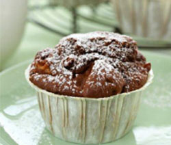 Recette muffins au chocolat et poires