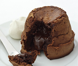 gâteau chocolat chaud saint-valentin