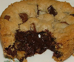 recette fondant coulant cookies aux pépites de chocolat
