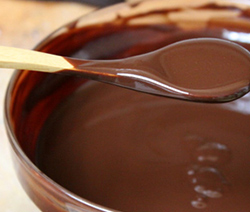 glaçage au chocolat à la crème fraîche